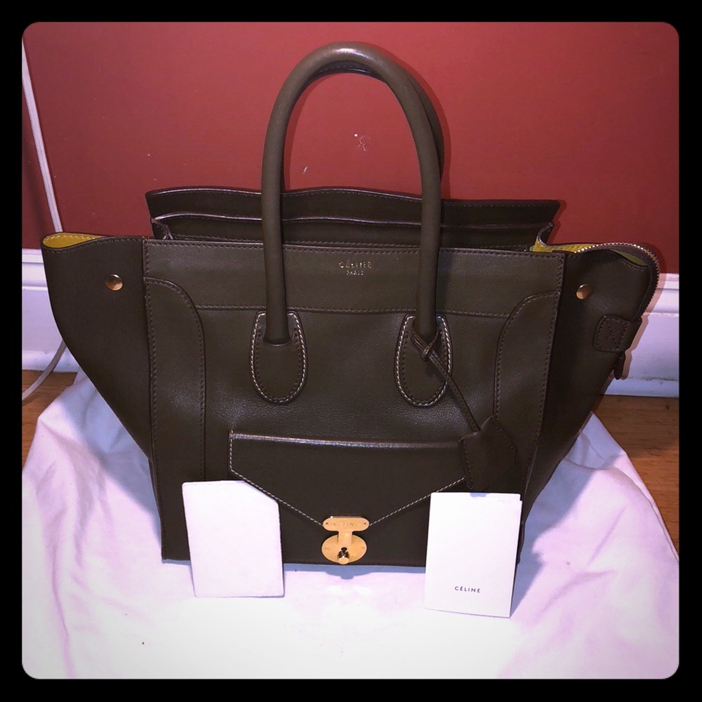 1 HR sale⭐️Celine Env. mini luggage Tote⭐️RARE⭐️ - Picture 1 of 8